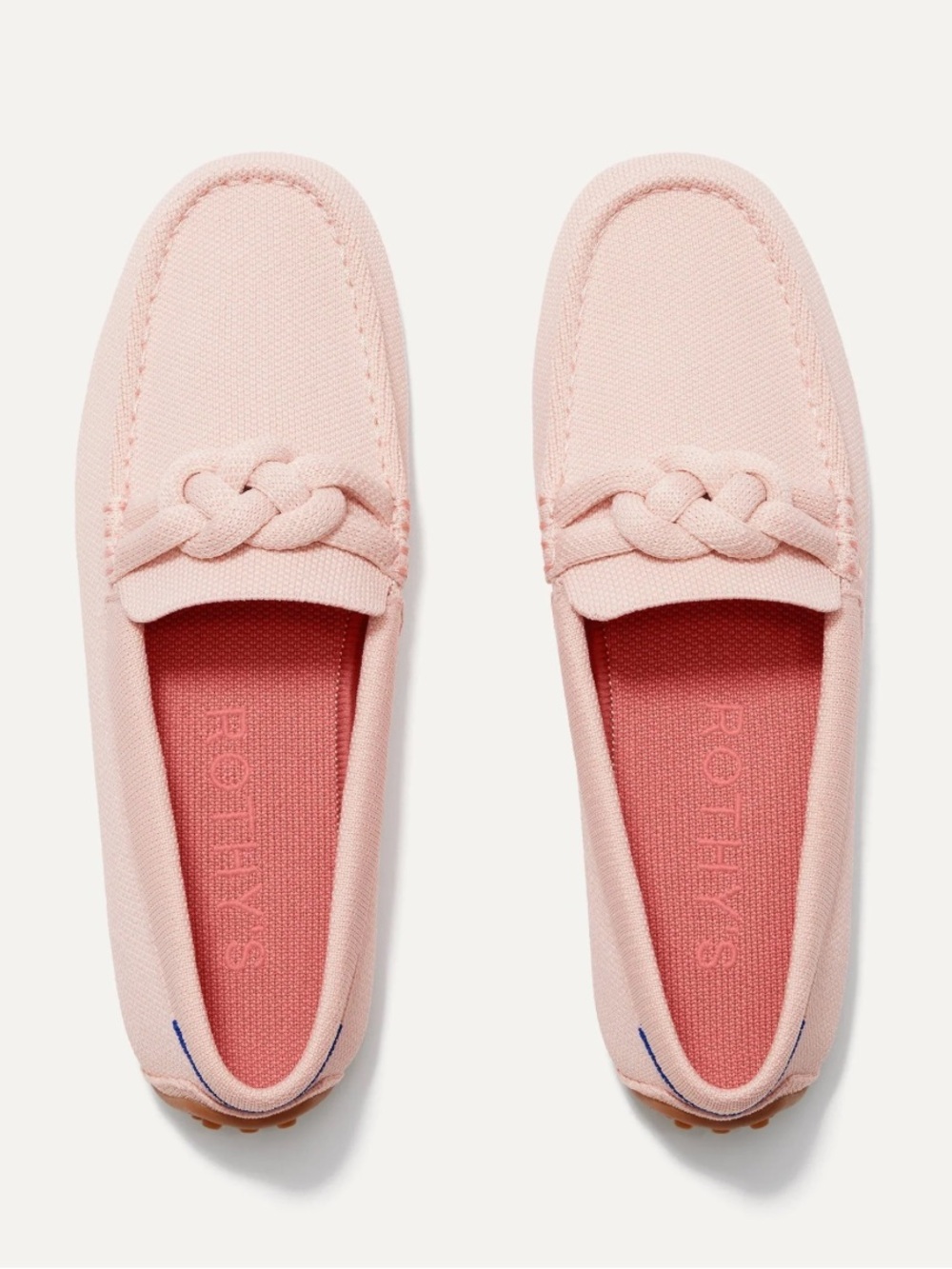 Rothy’s The Braid Driver - baby pink - size 8,5 - brand new without tags - NEW